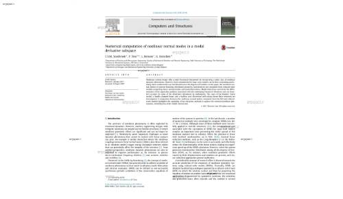 Numerical computation of nonlinear normal modes in a modal derivative subspace